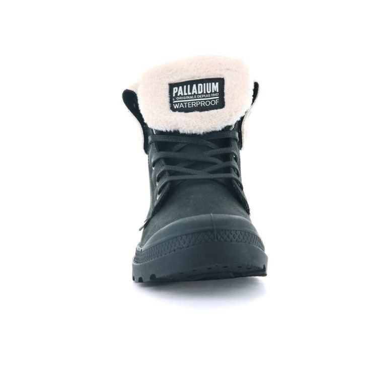 Bottes Palladium Baggy Leather ESS WPS Femme Noir | FR MUW267L